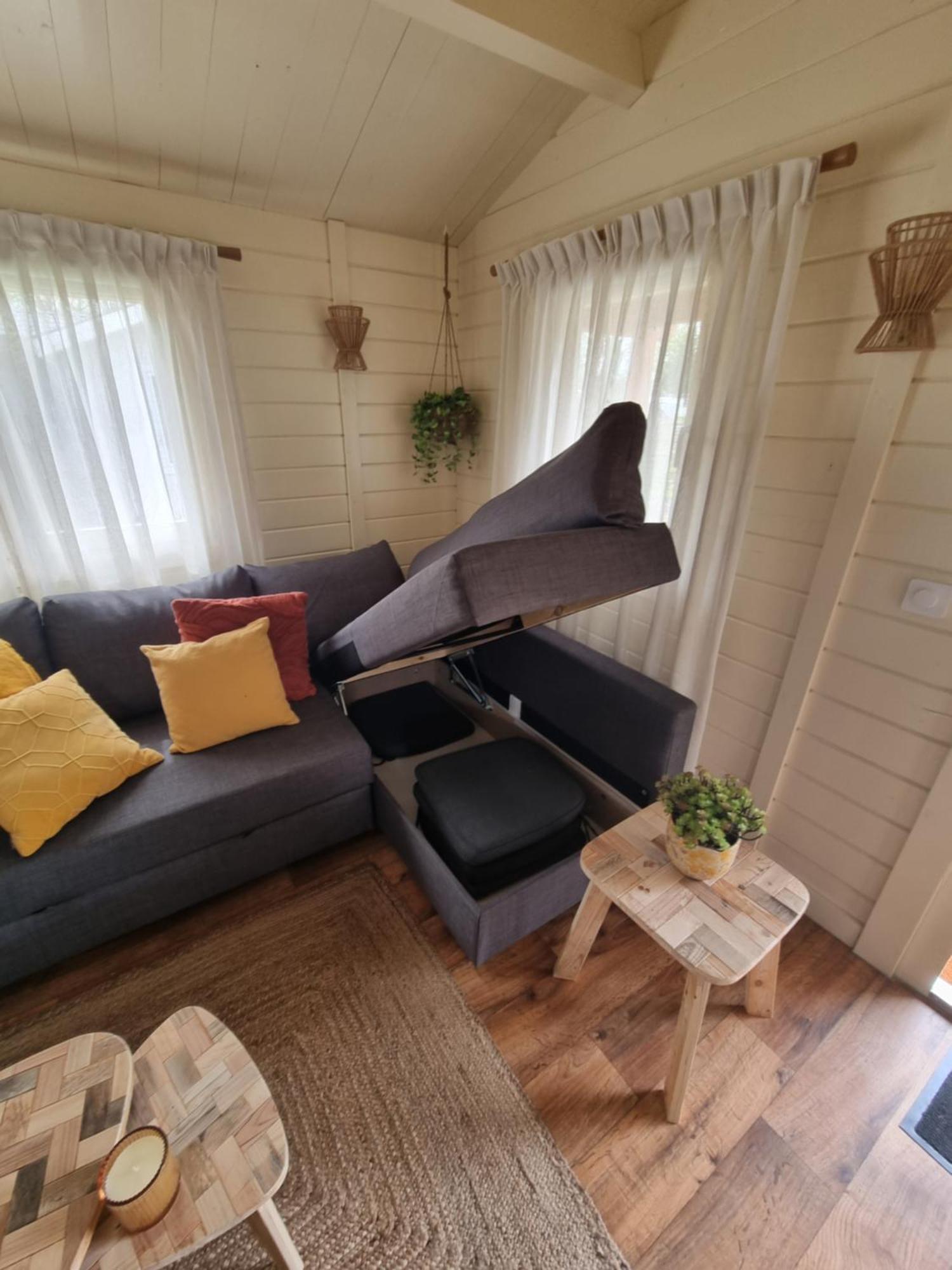 Nieuw - Luxe Blokhut Chalet In Bosrijke Omgeving Anloo Экстерьер фото